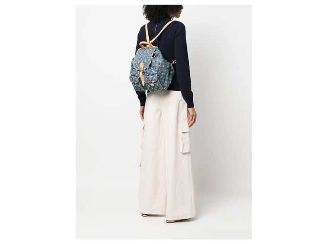 Autre Marque Louis Vuitton Rucksack Jahr 2003 Hellblau - Ansicht 2