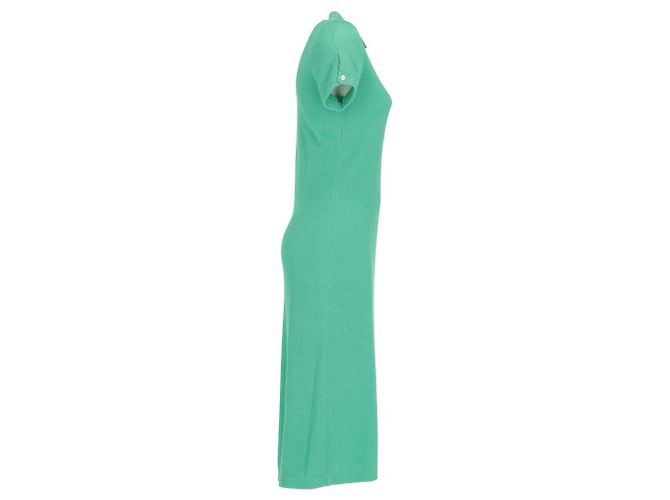 Vestido polo Malo de algodón verde - vista 2