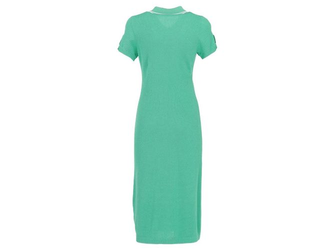 Vestido polo Malo de algodón verde - vista 3