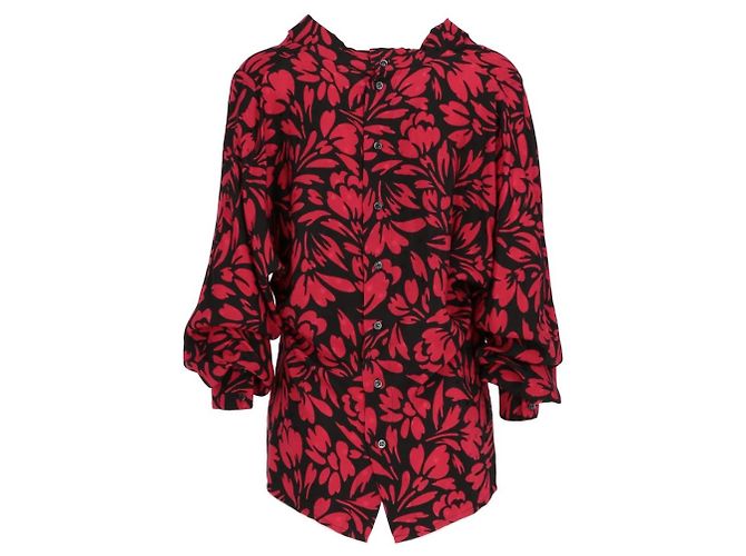 Blusa Guy Laroche anni 80 Rosso - vista 3