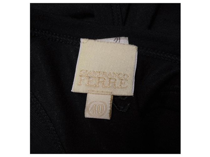 Top Gianfranco Ferré anni '90 Nero - vista 6