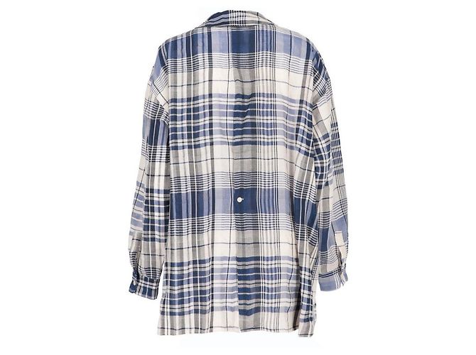 Camicia Emporio Armani 90s Blu - vista 3