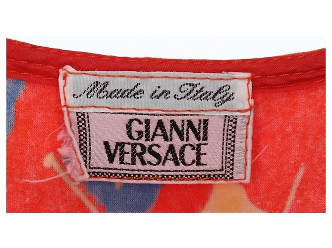 Versace 2000s Tank Top Orange - Ansicht 6
