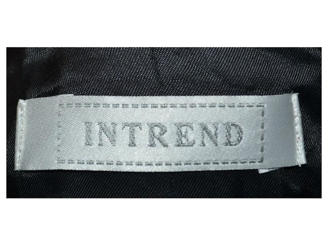 Autre Marque Abrigo Intrend MaxMara de lana - Talla 38 IT Castaño Negro - vista 5