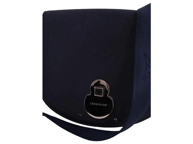 Borsa a tracolla Longchamp in pelle blu - vista 2