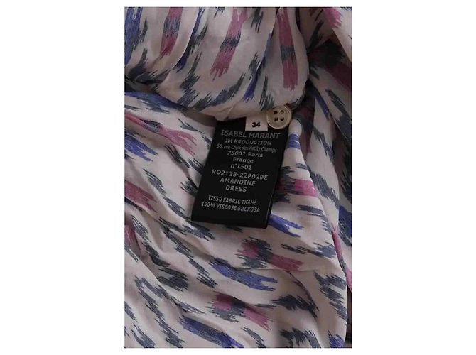 Abito Isabel Marant Etoile Bianco in Viscosa - vista 6