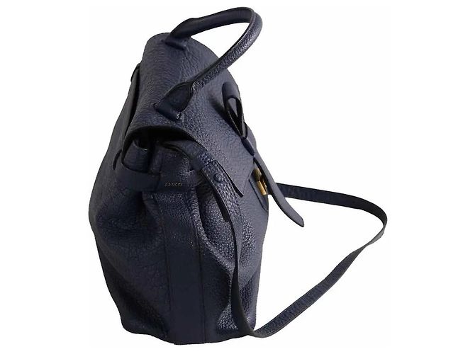Borsa a tracolla Lancel in pelle blu - vista 2