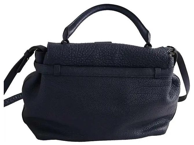 Borsa a tracolla Lancel in pelle blu - vista 3