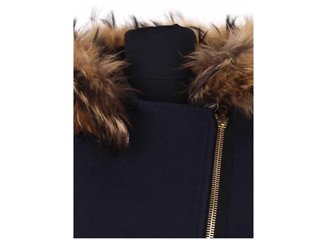Cappotto in lana blu Sandro - vista 2