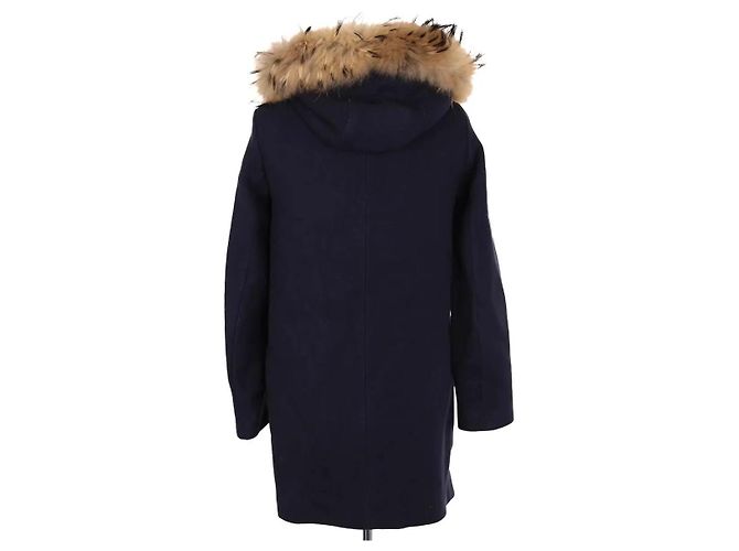 Cappotto in lana blu Sandro - vista 4