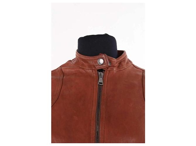 Dolce & Gabbana Lederjacke braun - Ansicht 2
