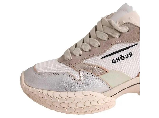 Ghoud Sneaker aus Leder beige - Ansicht 4