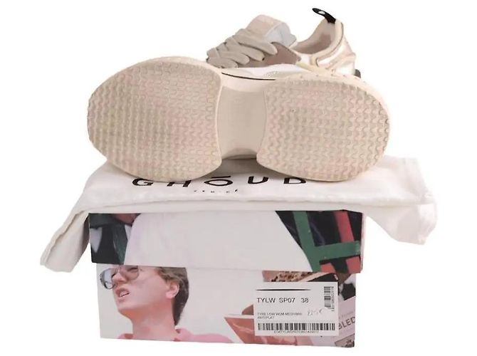 Ghoud Sneaker aus Leder beige - Ansicht 6