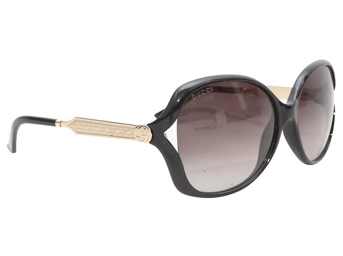 Gafas de sol oversized Gucci negras Negro - vista 2
