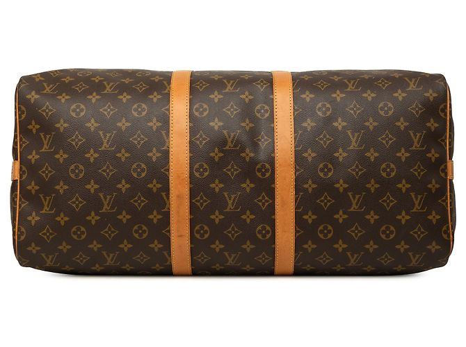 Borsa da viaggio Louis Vuitton Monogram Keepall Bandouliere 55 Marrone - vista 3