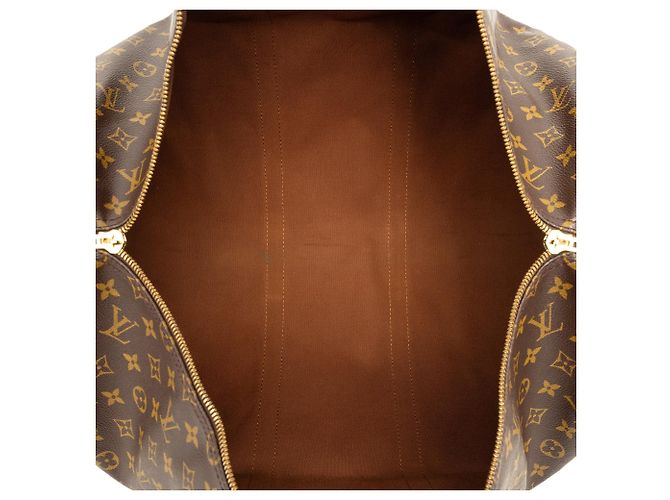 Borsa da viaggio Louis Vuitton Monogram Keepall Bandouliere 55 Marrone - vista 4