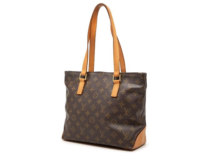 Borsa Tote Cabas Piano Louis Vuitton Monogram Marrone - vista 2