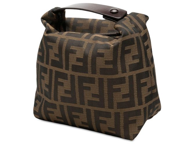 Borsa Fendi Zucca Canvas marrone - vista 2