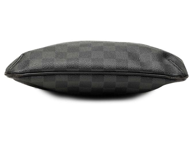 Borsa a tracolla Louis Vuitton Damier Graphite Thomas Nera Nero - vista 3