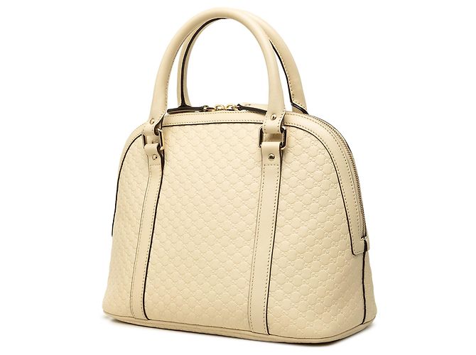 Borsa Dome Gucci Medium Microguccissima Bianca Bianco - vista 2