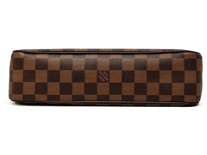 Sac à épaule Louis Vuitton Recoleta en Damier Ebene marron - vue 3