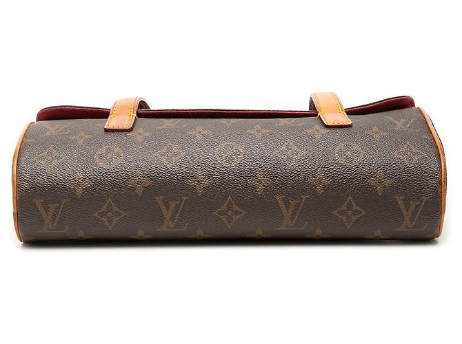 Borsa a mano Louis Vuitton Monogram Sonatine Marrone - vista 3