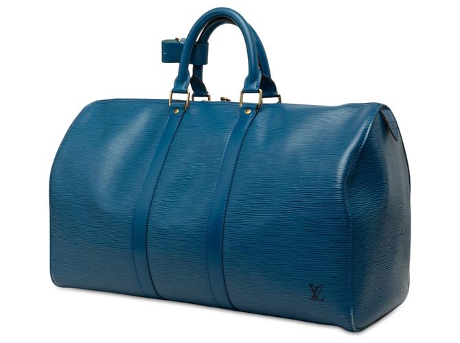 Borsa da viaggio Louis Vuitton Epi Keepall 45 Blu - vista 2