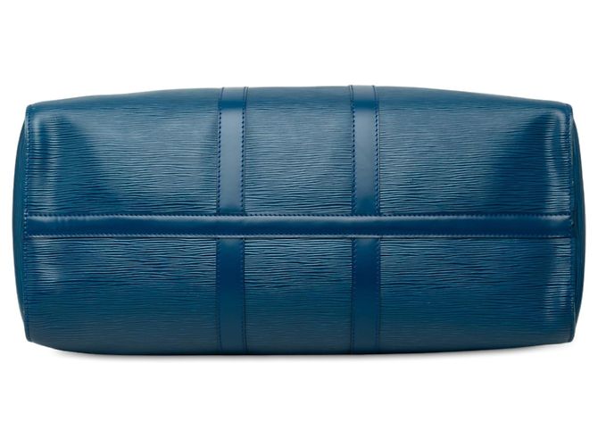 Borsa da viaggio Louis Vuitton Epi Keepall 45 Blu - vista 3