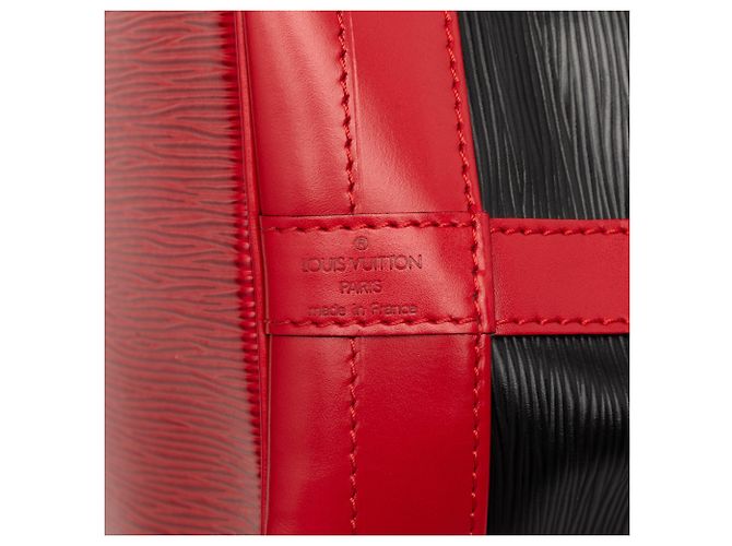 Borsa a secchiello Louis Vuitton Epi Bicolor Noe GM Nera Nero - vista 5