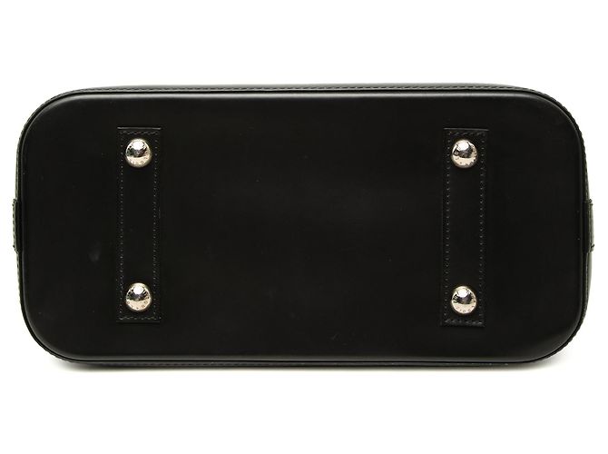 Borsa a mano Louis Vuitton Alma PM in pelle Epi Denim blu - vista 3