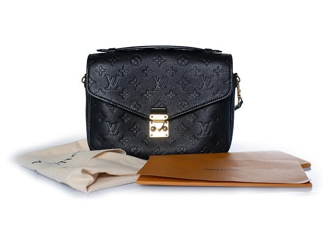 Louis Vuitton, Black Pochette metis empreinte bag - view 3