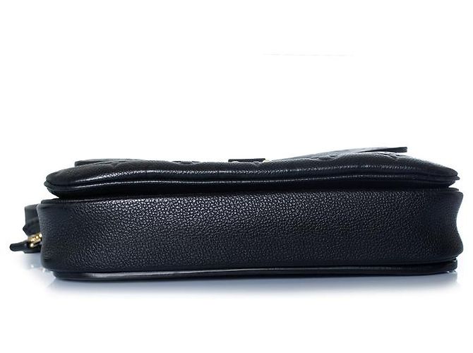 Louis Vuitton, Black Pochette metis empreinte bag - view 4