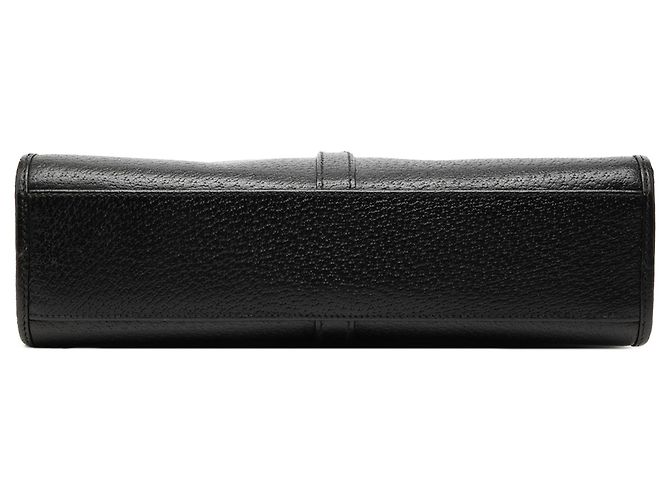 Borsa Jackie Gucci in pelle di vitello nera Nero - vista 3