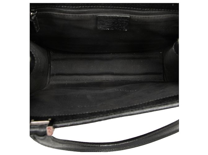 Borsa Jackie Gucci in pelle di vitello nera Nero - vista 4