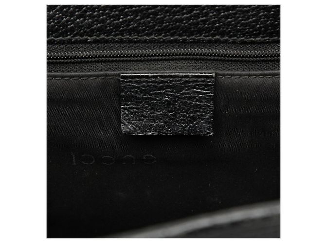 Borsa Jackie Gucci in pelle di vitello nera Nero - vista 5