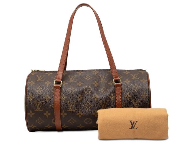 Borsa a mano Louis Vuitton Monogram Papillon 30 Marrone - vista 7