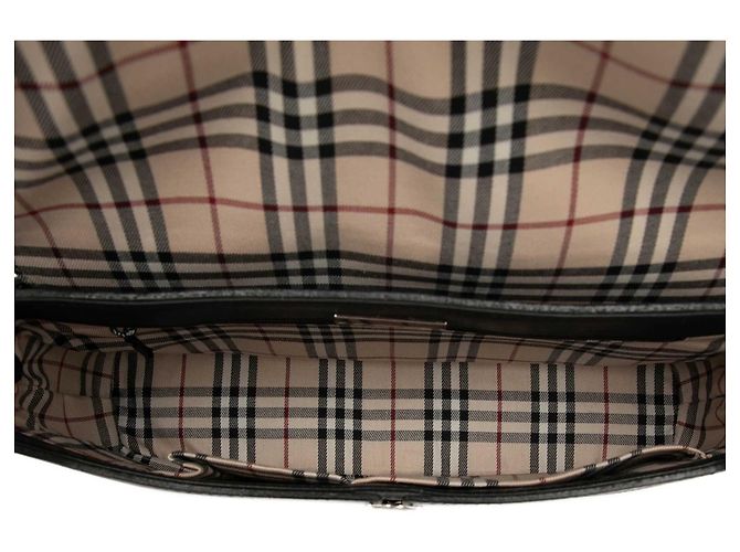 Borsa a tracolla Burberry in pelle nera Nero - vista 4