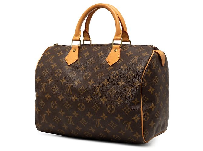 Borsa Boston Louis Vuitton Monogram Speedy 30 Marrone - vista 2