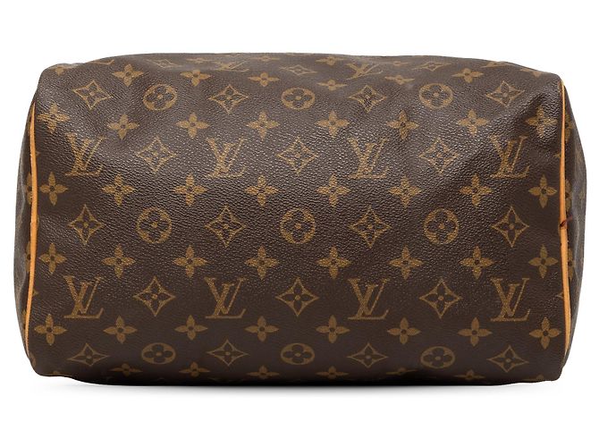 Borsa Boston Louis Vuitton Monogram Speedy 30 Marrone - vista 3