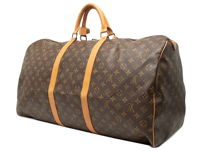 Borsa da viaggio Louis Vuitton Monogram Keepall 60 Marrone - vista 2