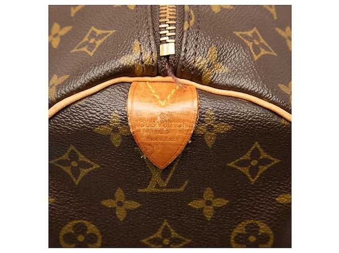 Borsa da viaggio Louis Vuitton Monogram Keepall 60 Marrone - vista 5