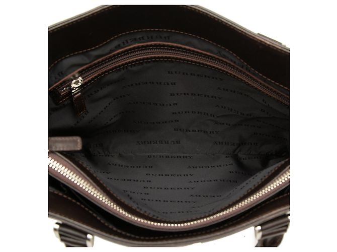 Borsa Tote Burberry House Check Canvas Beige - vista 4