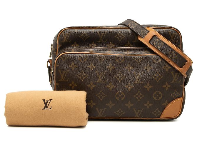Bandolera Louis Vuitton Monogram Nil Marrón Castaño - vista 9
