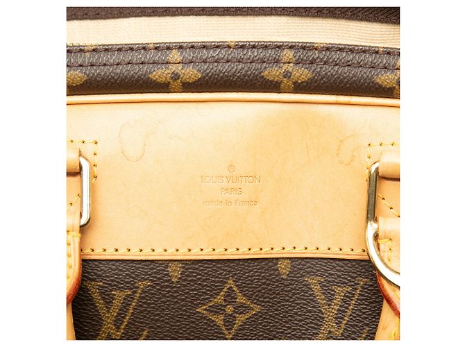 Bolso de viaje Louis Vuitton Monogram Alize 24 Heures Marrón Castaño - vista 4