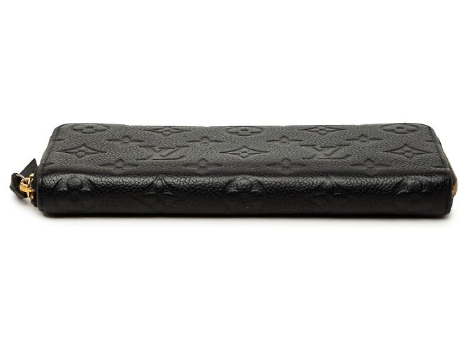Portafoglio lungo Louis Vuitton Monogram Empreinte Clemence Nero - vista 3