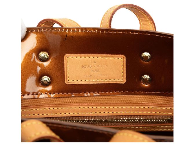 Borsa a mano Louis Vuitton Monogram Vernis Reade PM Marrone - vista 5