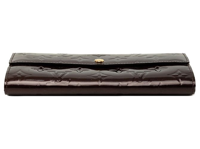 Cartera larga Louis Vuitton Monogram Vernis Sarah Purple Púrpura - vista 3