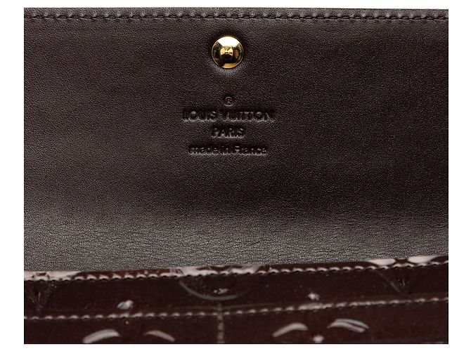 Cartera larga Louis Vuitton Monogram Vernis Sarah Purple Púrpura - vista 6