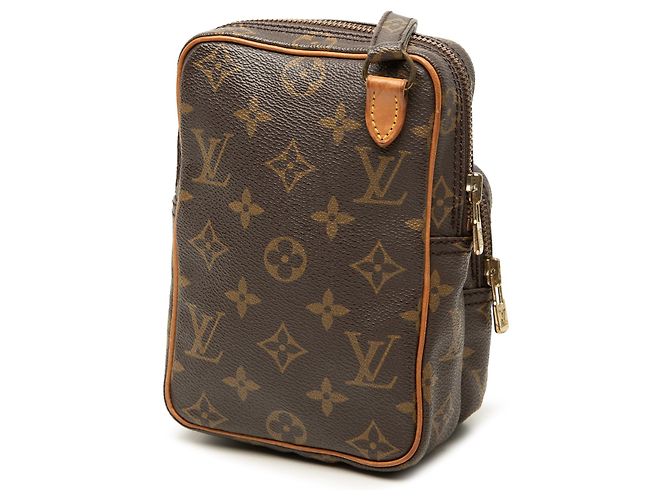 Bolso bandolera Louis Vuitton Monogram Mini Amazone Marrón Castaño - vista 2