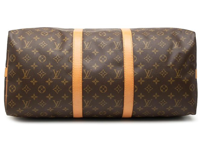 Borsa da viaggio Louis Vuitton Monogram Keepall Bandouliere 50 Marrone - vista 3